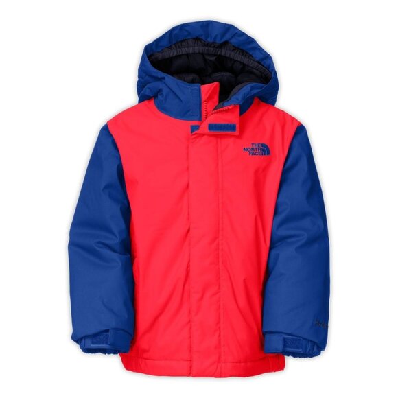 The North Face Baby Toddler Boy Darten Insulated Jacket HyVent Shell Red Blue 4T - Picture 1 of 15
